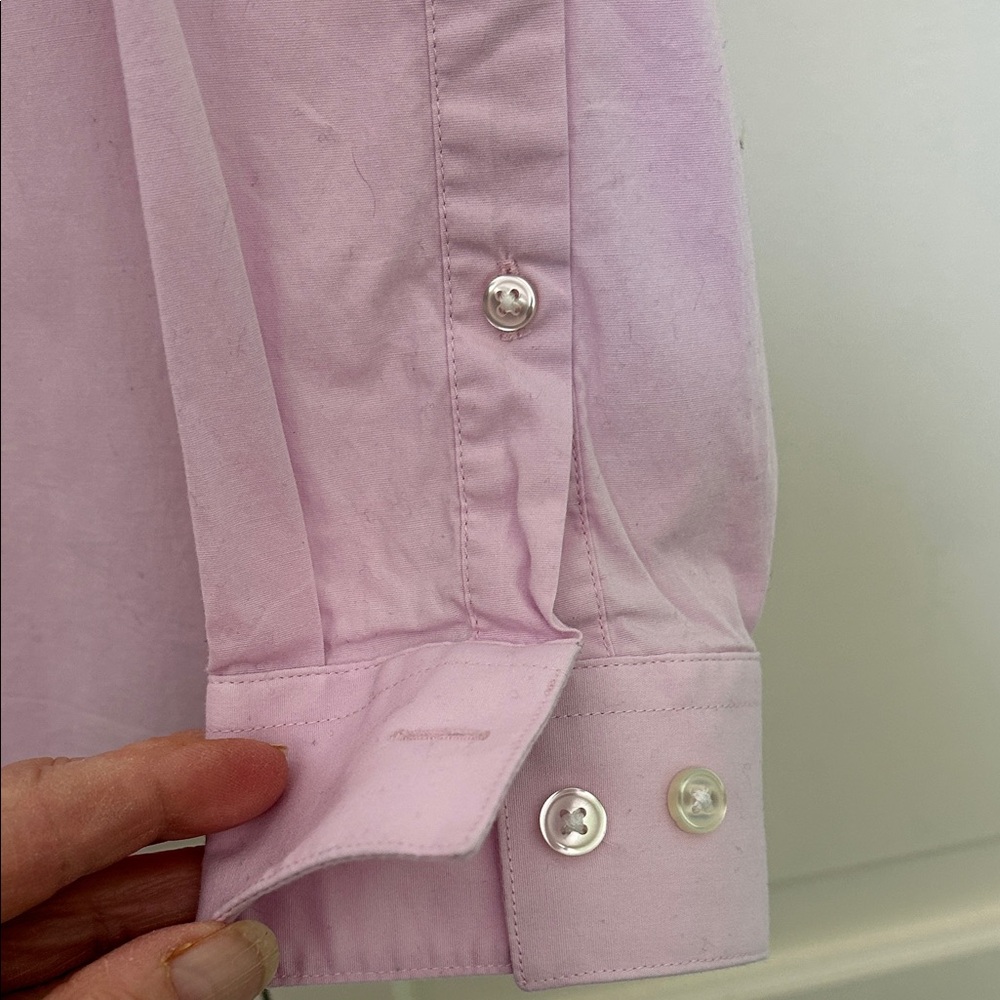 Apt. 9 Men's Small Soft Pink Button-Up Shirt - Picture 3 of 8